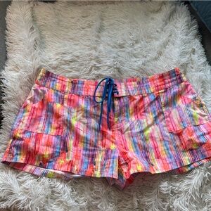 VENUS Multicolor Tie-Dye Swim Shorts